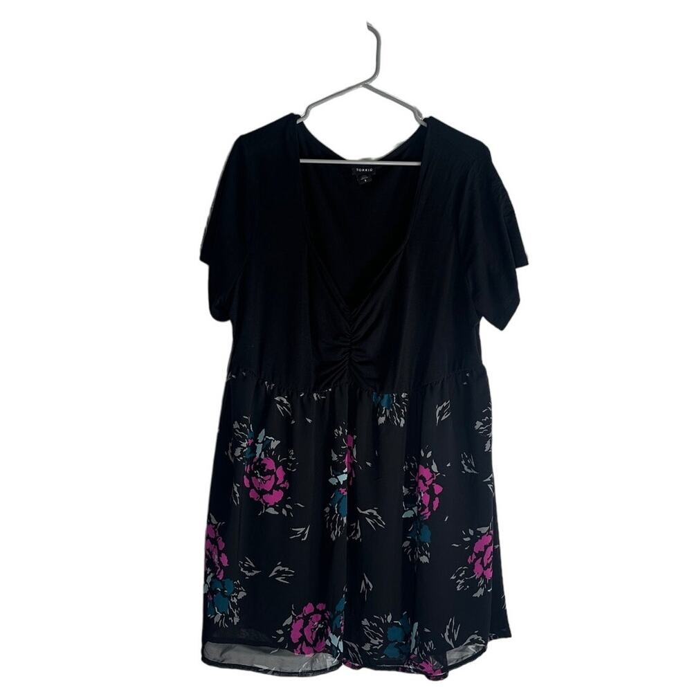 Torrid babydoll knit V-neck